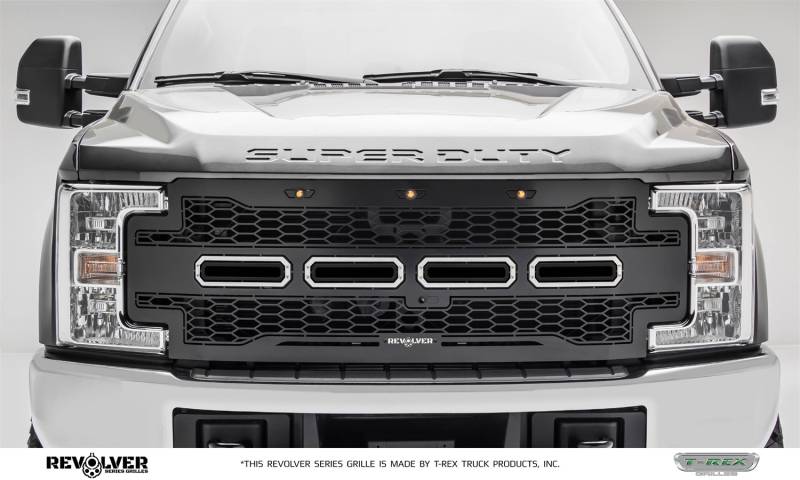 T-Rex Grilles - T-Rex Grilles 6515651 Revolver Series LED Grille without LED's Ford F250/F350 2017-2019