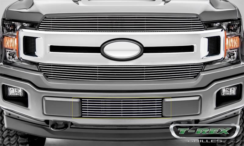 T-Rex Grilles - T-Rex Grilles 25571 Billet Series Bumper Grille Overlay