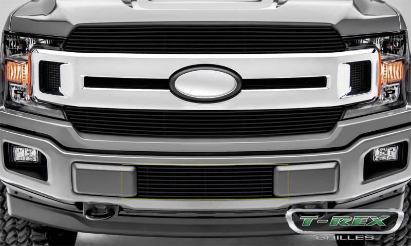 T-Rex Grilles - T-Rex Grilles 25571B Billet Series Bumper Grille Overlay