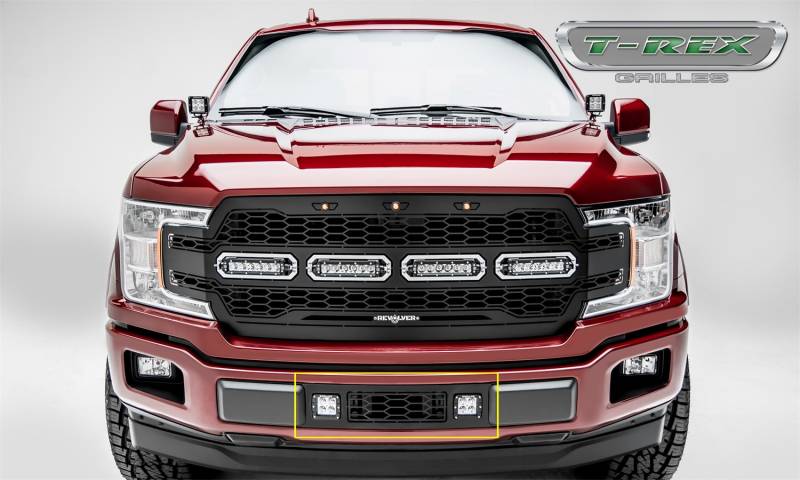 T-Rex Grilles - T-Rex Grilles 6525751 Revolver Series Bumper Grille Overlay