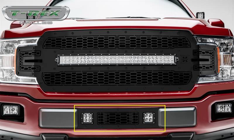 T-Rex Grilles - T-Rex Grilles 7325711-BR Stealth Laser Torch Series Bumper Grille