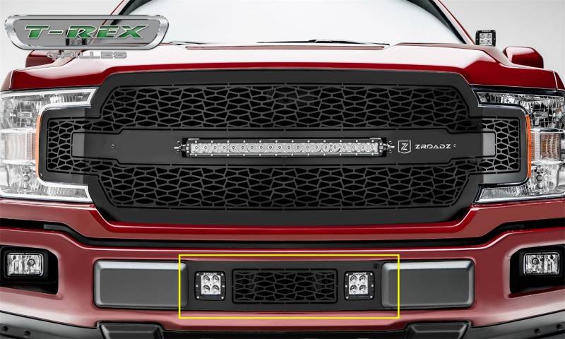 T-Rex Grilles - T-Rex Grilles Z425711 ZROADZ Series LED Bumper Grille