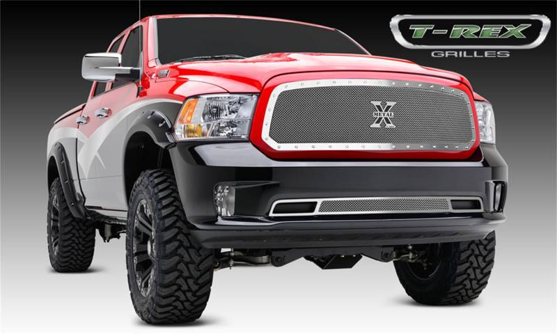 T-Rex Grilles - T-Rex Grilles 6714580 X-Metal Series Studded Mesh Grille