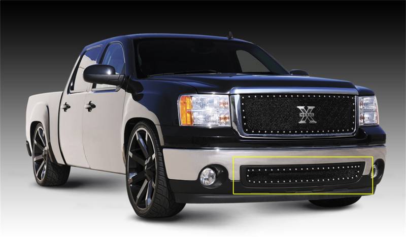 T-Rex Grilles - T-Rex Grilles 6722051 X-Metal Series Studded Bumper Grille Insert