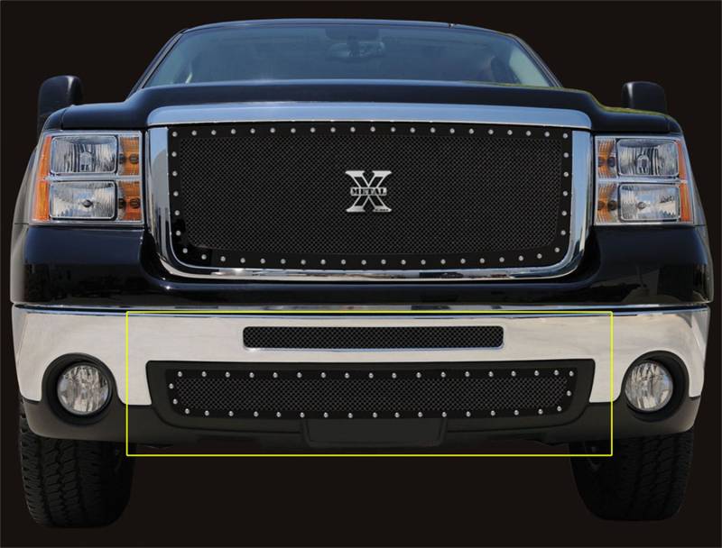 T-Rex Grilles - T-Rex Grilles 6722061 X-Metal Series Studded Bumper Grille Insert