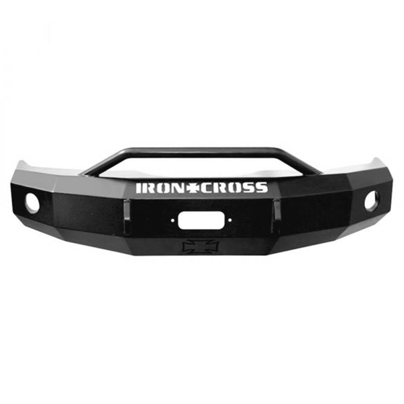 Iron Cross - Iron Cross 22-415-97 Winch Front Bumper with Push Bar for Ford F150 1997-2003 - Gloss Black