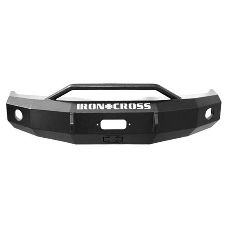 Iron Cross - Iron Cross 22-315-07-MB Winch Front Bumper with Push Bar for GMC Sierra 1500 2007-2013 - Matte Black