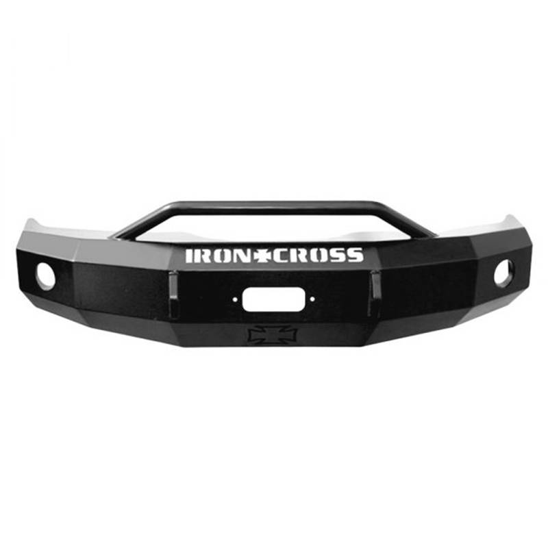Iron Cross - Iron Cross 22-425-05-MB Winch Front Bumper with Push Bar for Ford F250/F350/F450 2005-2007 - Matte Black