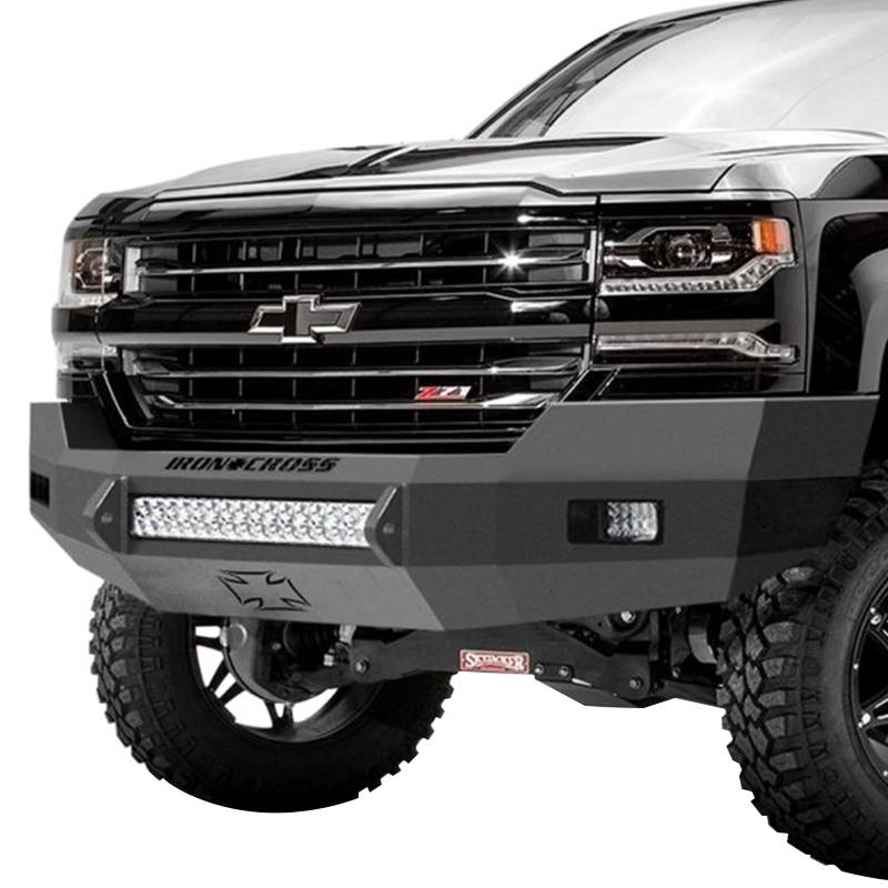 Iron Cross - Iron Cross 40-515-16-MB Low Profile Front Bumper for Chevy Silverado 1500 2016-2018 - Matte Black
