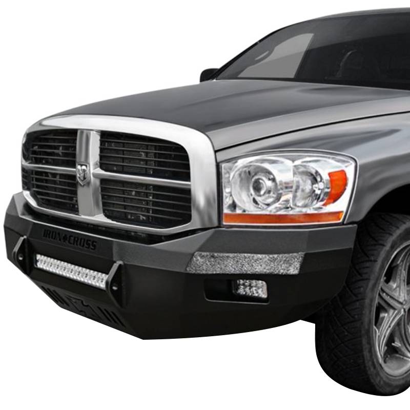 Iron Cross - Iron Cross 40-625-06 Low Profile Front Bumper for Dodge Ram 2500/3500 2006-2009 - Gloss Black