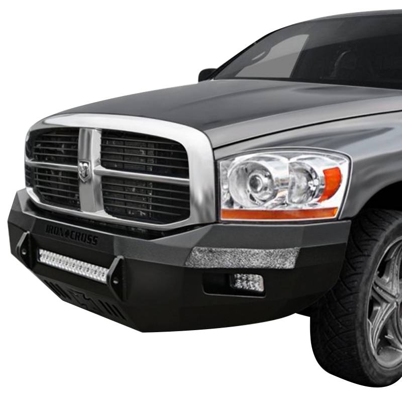 Iron Cross - Iron Cross 40-615-06 Low Profile Front Bumper for Dodge Ram 1500 2006-2008 - Gloss Black