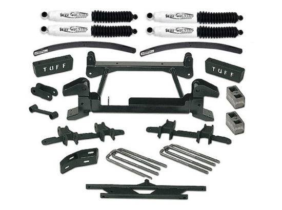 Tuff Country - 1988-1997 Chevy Truck K2500/3500 4x4 (8 Lug) - 6" Lift Kit by (fits models with cast lower control arms) Tuff Country - 16823