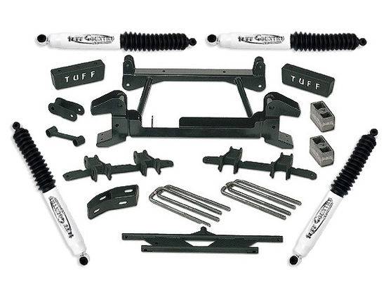 Tuff Country - 1992-1998 Chevy Suburban 2500 (8lug) 4x4 - 4" Lift Kit by (fits models with stamped lower control arms) Tuff Country - 14854
