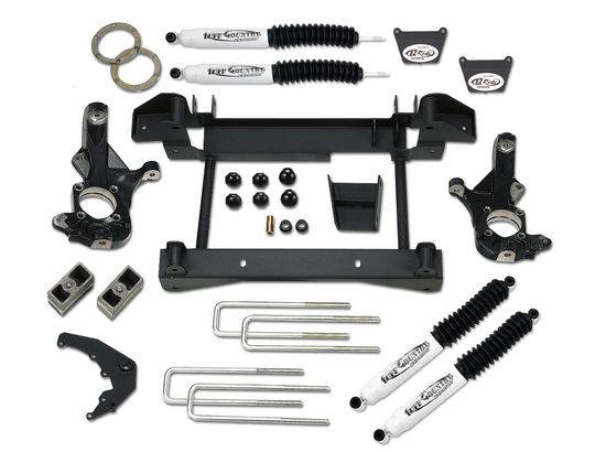 Tuff Country - 2001-2006 Chevy Silverado 1500HD 4x4 - 4" Lift Kit (with one-piece sub frame) by Tuff Country - 14958