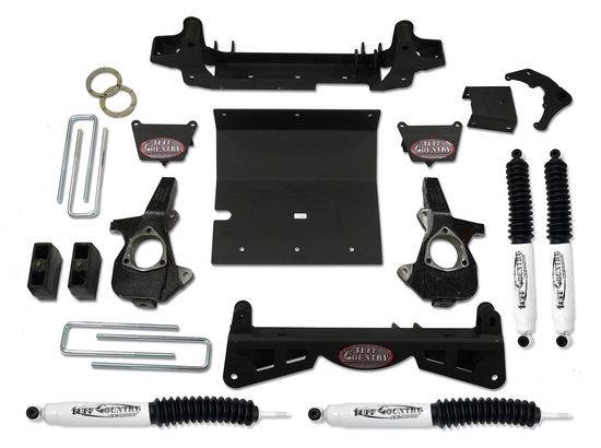 Tuff Country - 2001-2010 Chevy Silverado 2500HD 4x4 - 4" Lift Kit (with 3-piece sub frame) by Tuff Country - 14993