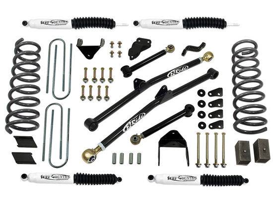 Tuff Country - 2003-2007 Dodge Ram 2500 4x4 - 6" Long Arm Lift Kit with Coil Springs & SX8000 Shocks by (fits Vehicles Built June 31 2007 and Earlier) Tuff Country - 36217KN
