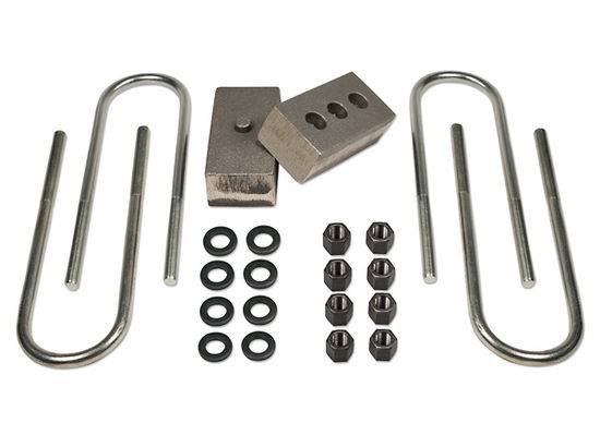 Tuff Country - 2003-2018 Dodge Ram 3500 4wd (with 4" Rear axle) - 2" Rear Block & U-Bolt Kit Tuff Country - 97050