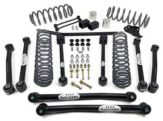 Tuff Country - 2018-2020 Jeep Wrangler JLU (4 door models only) - 4" Lift Kit EZ-Flex by Tuff Country - 44105