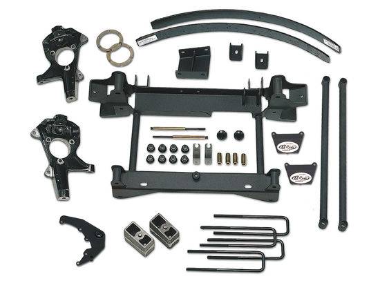 Tuff Country - 2006 GMC Sierra 1500 4x4 - 6" Lift Kit (with 1 piece sub frame) by (fits models with factory air ride shocks) Tuff Country - 16957