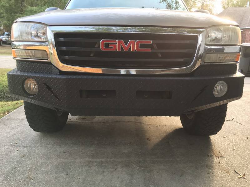 Thunderstruck - Thunderstruck GHD03-FB Premium Front Bumper Smooth Steel with Welds GMC 2500HD/3500 2003-2006 *Return/Minimal Scratches/Outside Welds*