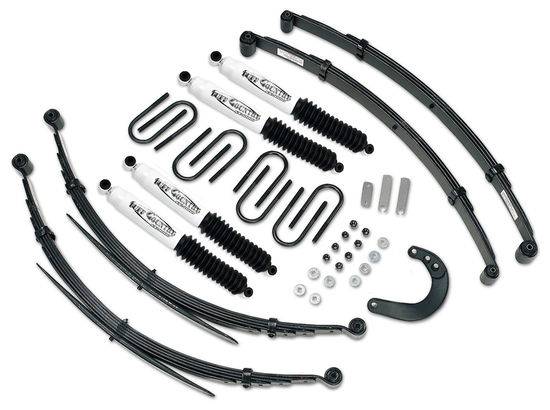 Tuff Country - 1973-1987 Chevy Suburban 1/2 ton 4x4 - 4" Lift Kit EZ-Ride by Tuff Country (fits models with 52" long Rear springs) Tuff Country - 14711K