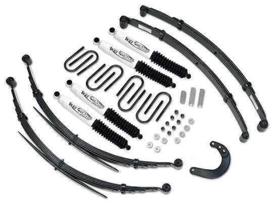 Tuff Country - 1973-1987 Chevy Suburban 1/2 ton 4x4 - 6" Lift Kit EZ-Ride by Tuff Country (fits models with 52" long Rear springs) Tuff Country - 16711K