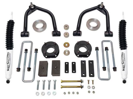 Tuff Country - 2007-2020 Toyota Tundra 4x4 & 2wd - 4" Uni-Ball Lift Kit with SX8000 Shocks by (Excludes TRD Pro) Tuff Country - 54075KN