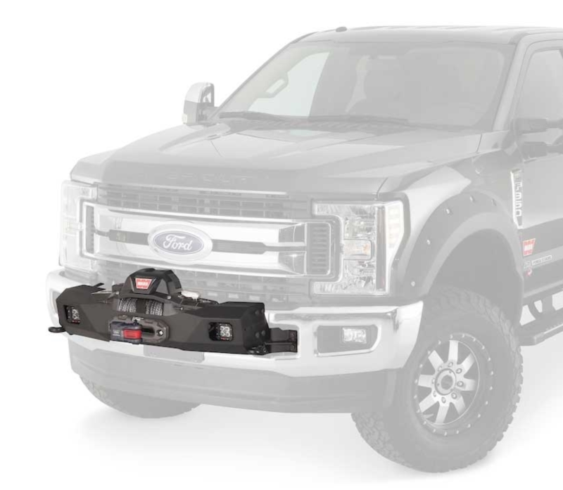 Warn - Warn 103011 Trans4mer Winch Mount Ford F550 2017-2019