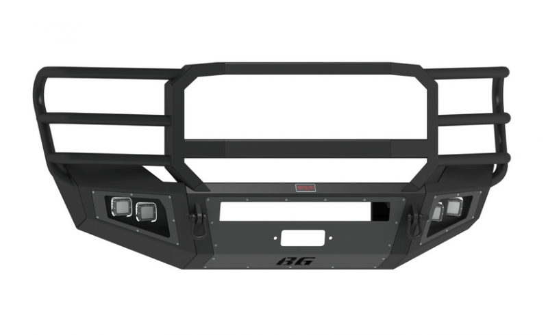 Bodyguard - Bodyguard CEG15BYT A2 Extreme Front Bumper with Sensor Holes Textured Black GMC 2500/3500 2015-2019