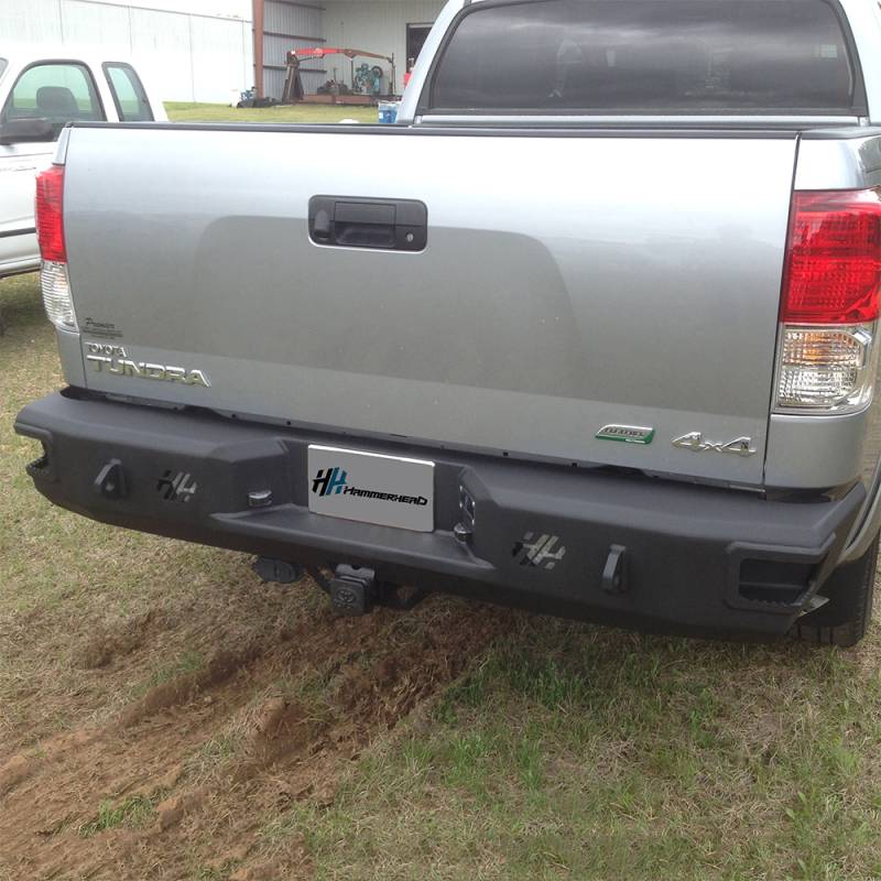 Hammerhead Bumpers - Hammerhead 600-56-0114 Rear Bumper with Sensor Holes for Toyota Tundra 2007-2013