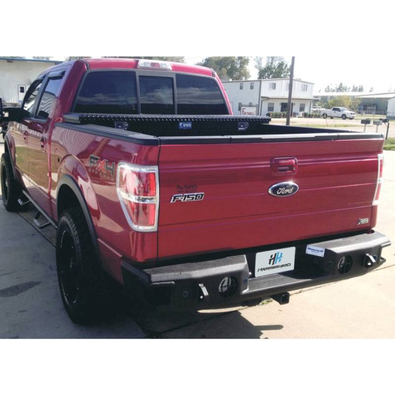 Hammerhead Bumpers - Hammerhead 600-56-0180 Rear Bumper with Sensor Holes for Ford Raptor 2010-2014