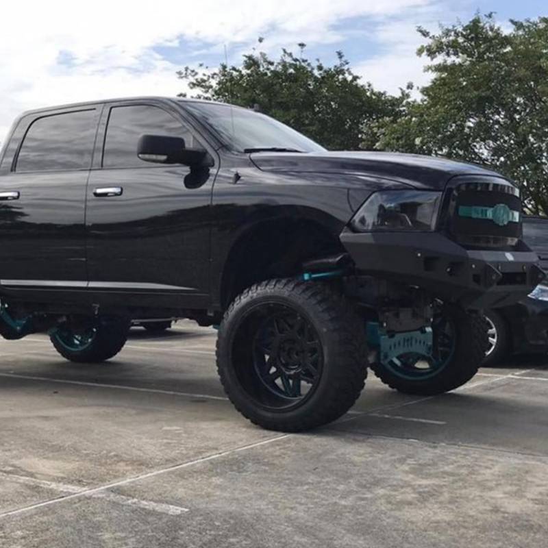 Hammerhead Bumpers - Hammerhead 600-56-0454 Low Profile Front Bumper with Square Light Holes for Dodge Ram 1500 2013-2018