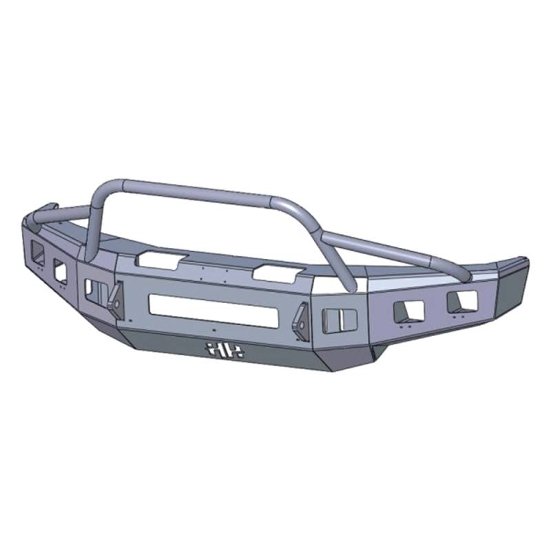 Hammerhead Bumpers - Hammerhead 600-56-0790 Low Profile Pre-Runner Front Bumper Guard and Square Light Holes for Ford F250/F350/F450/F550 2008-2010