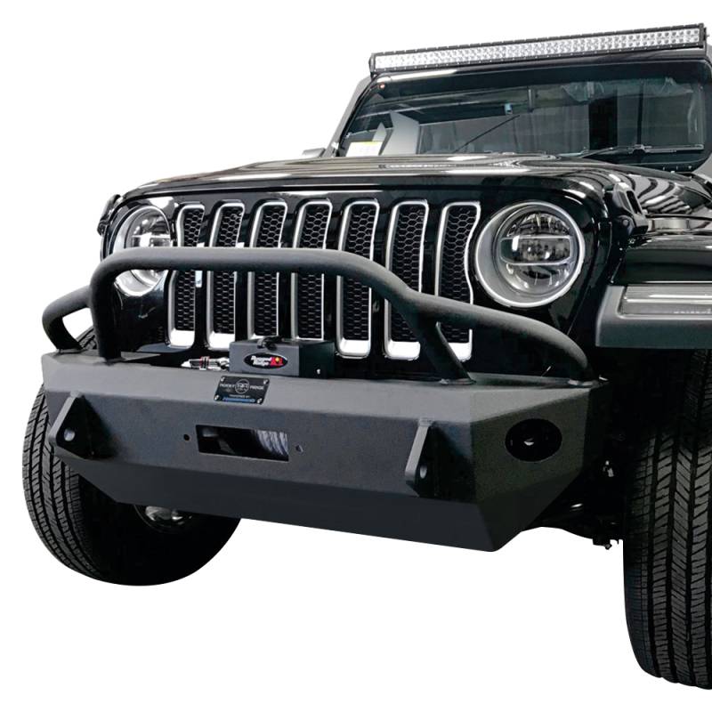 Hammerhead Bumpers - Hammerhead 600-56-0761 Winch Front Bumper with Stubby Pre-Runner Jeep Gladiator JT 2020-2021