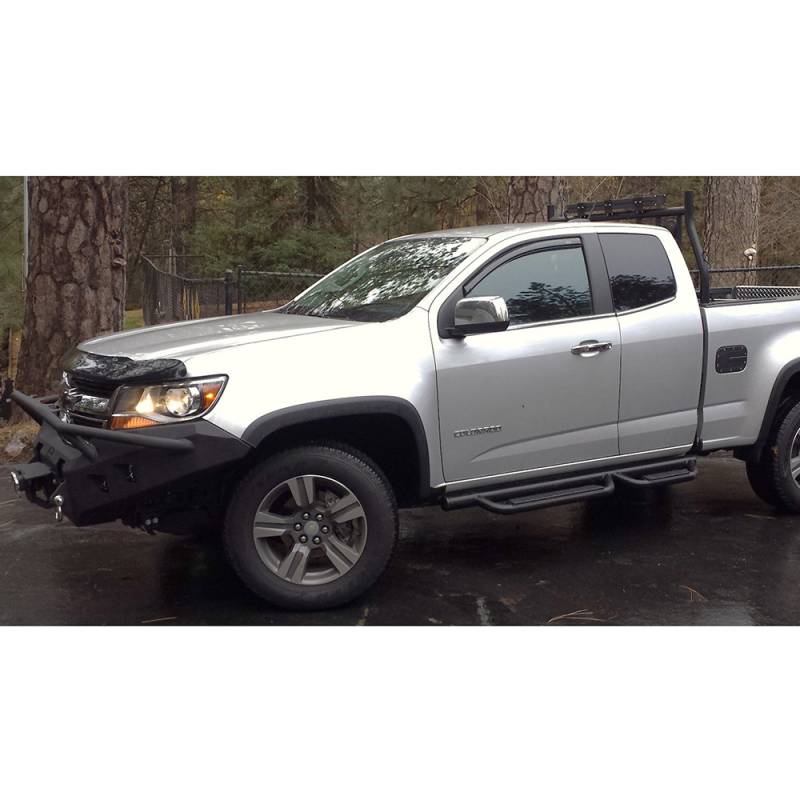 Hammerhead Bumpers - Hammerhead 600-56-0418 Winch Front Bumper with Pre-Runner Guard and Square Light Holes for Chevy Colorado 2015-2020