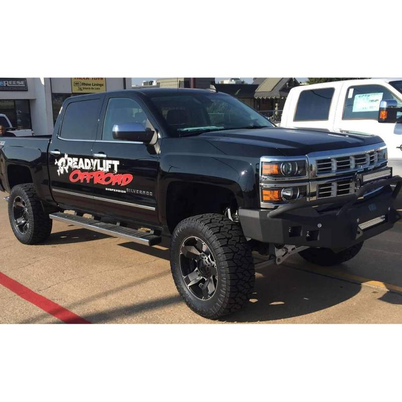 Hammerhead Bumpers - Hammerhead 600-56-0392 Low Profile Non-Winch Front Bumper with Pre-Runner Guard and Sensor Holes for Chevy Silverado 1500 2014-2015