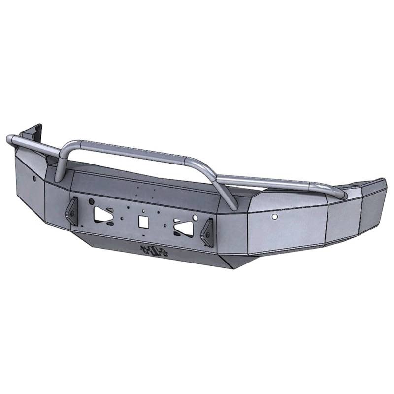 Hammerhead Bumpers - Hammerhead 600-56-0410 Low Profile Non-Winch Front Bumper with Pre-Runner Guard for Chevy Silverado 2500/3500 2015-2019
