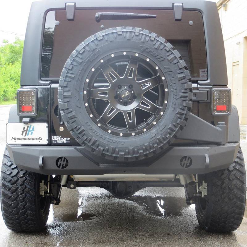 Hammerhead Bumpers - Hammerhead 600-56-0235 Spare Tire Carrier for Jeep Wrangler JK 2007-2017