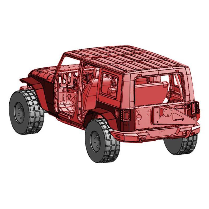 Hammerhead Bumpers - Hammerhead 600-56-0597 Wide Front Fender Flares for Jeep Wrangler JK 2007-2017