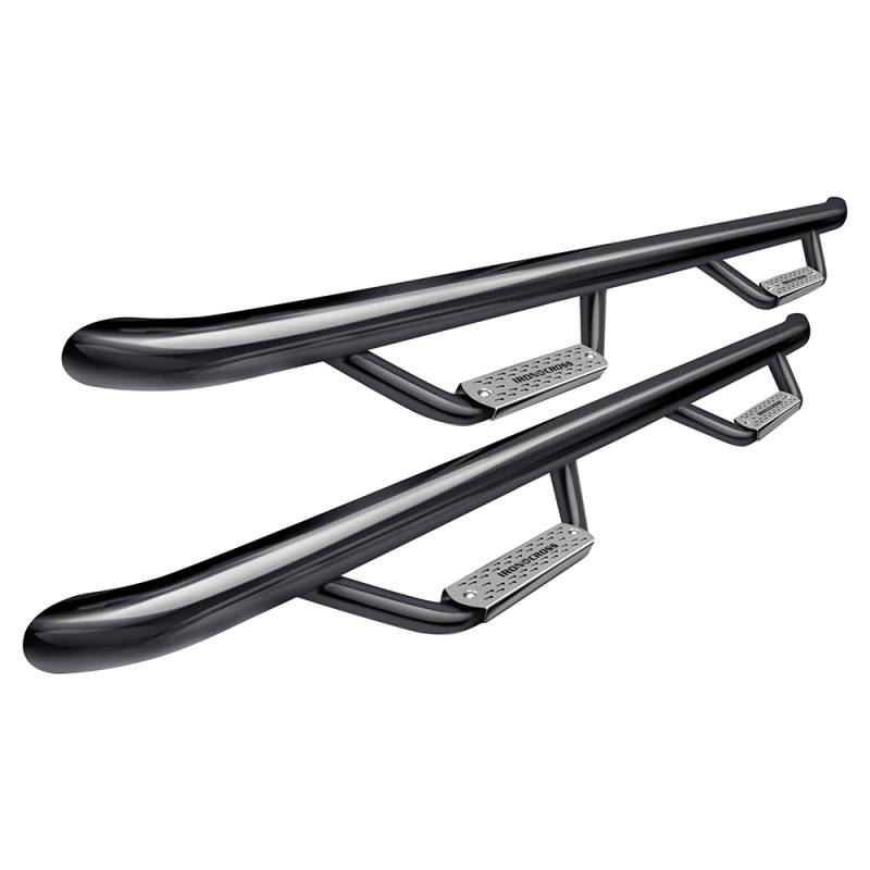 Iron Cross - Iron Cross 612-7180B Plus Side Step for Dodge Ram 1500 Quad Cab 2002-2008 - Black Powder Coat