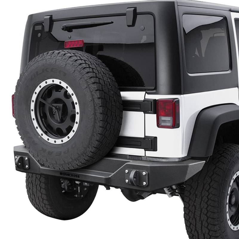 Iron Cross - Iron Cross GP-2100 Full Size Rear Bumper for Jeep Wrangler JK 2007-2018