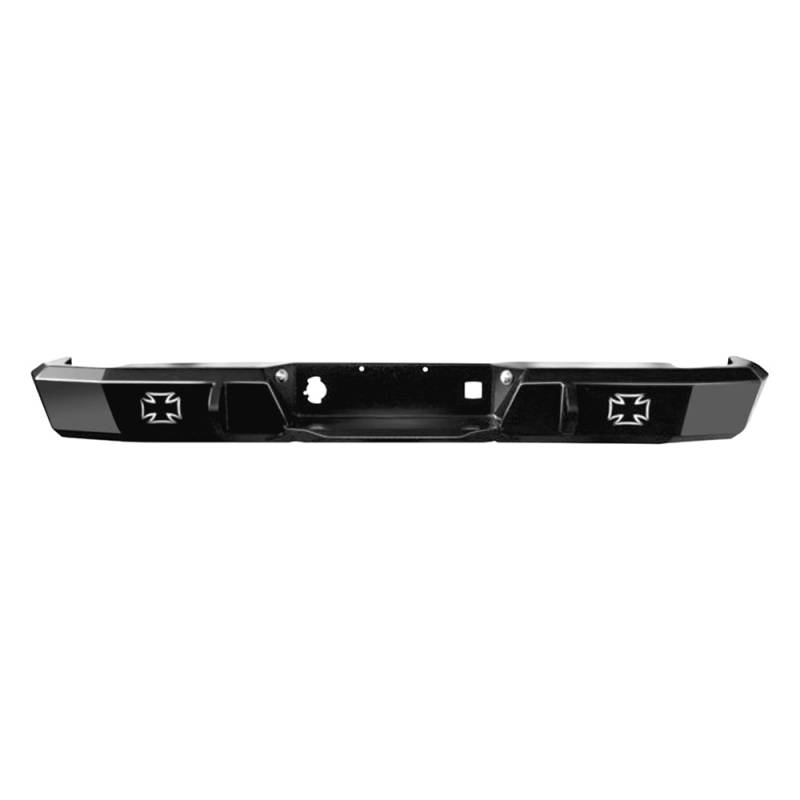 Iron Cross - Iron Cross 21-405-92-MB Rear Bumper for Ford Van E150/E250/E350/E450 1992-2007 - Matte Black