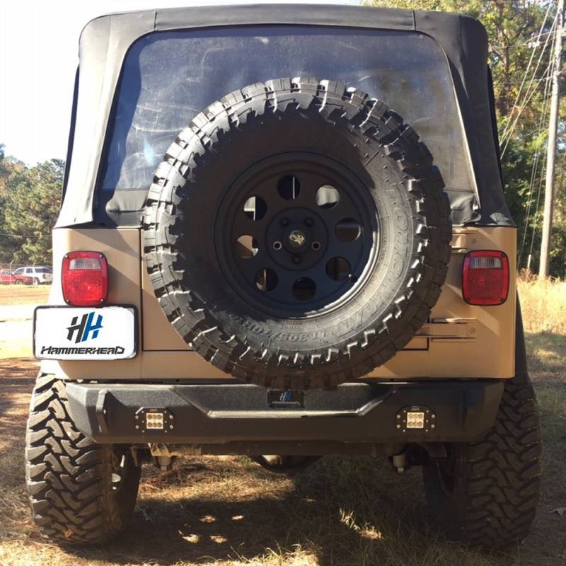 Hammerhead Bumpers - Hammerhead 600-56-0576 Flush Mount Rear Bumper for Jeep Wrangler TJ 1997-2006