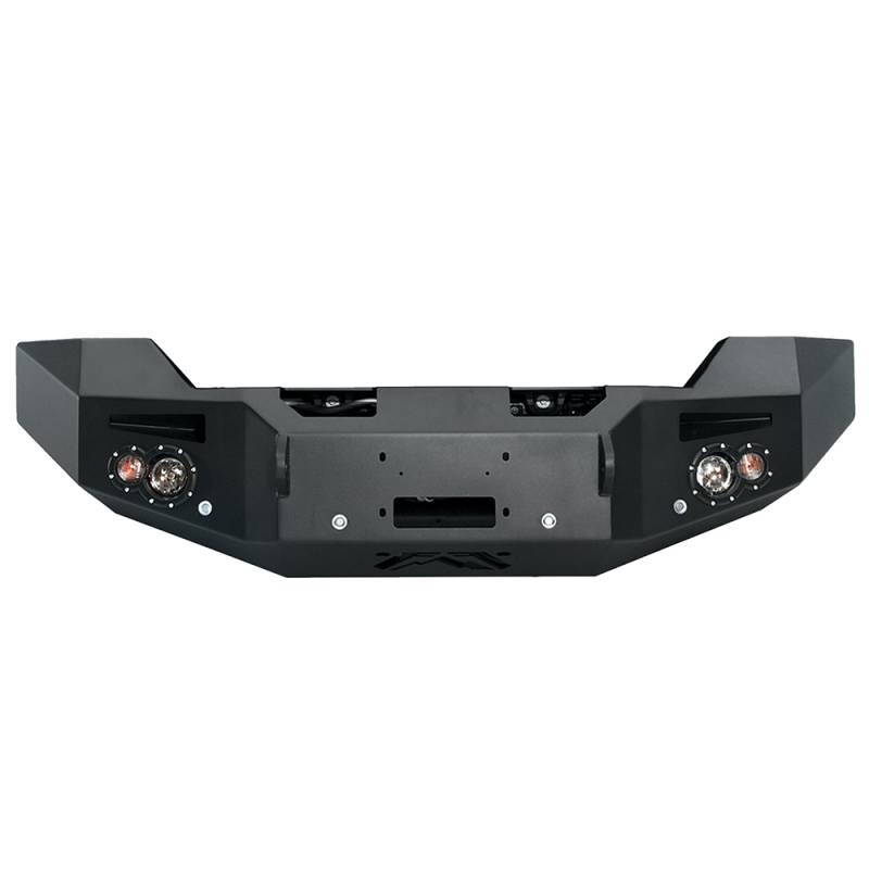 Fab Fours - Fab Fours GM14-C3151-1 Winch Front Bumper with Sensor Holes for GMC Sierra 2500/3500 2015-2019