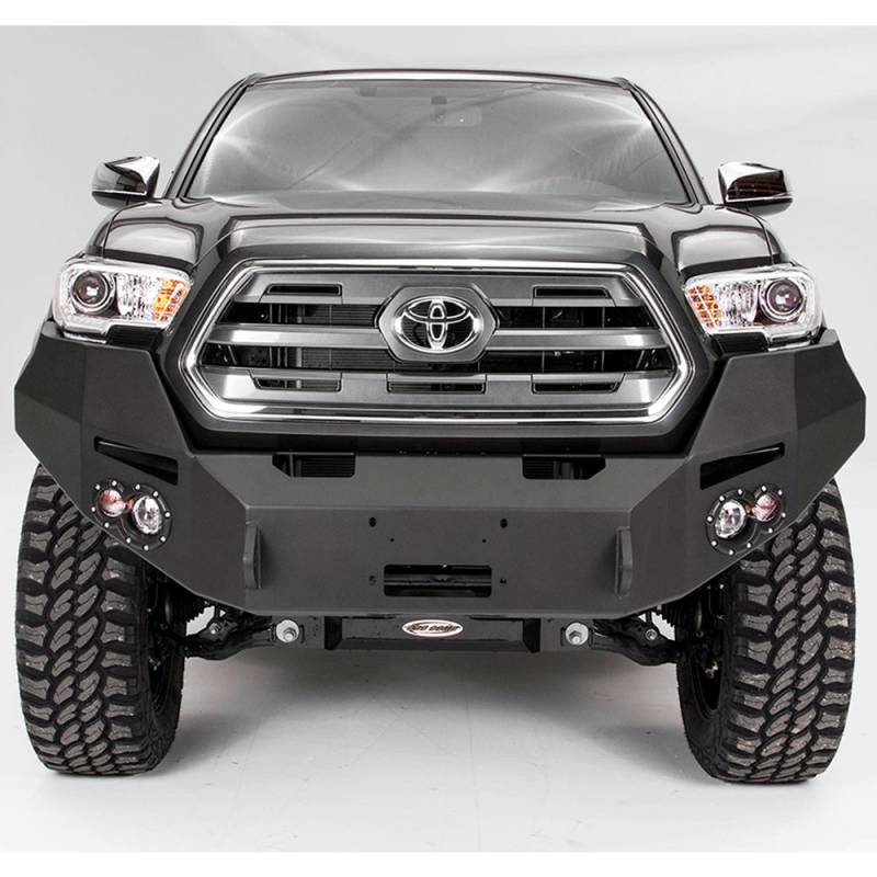 Fab Fours - Fab Fours TT16-B3651-1 Winch Front Bumper for Toyota Tacoma 2016-2019