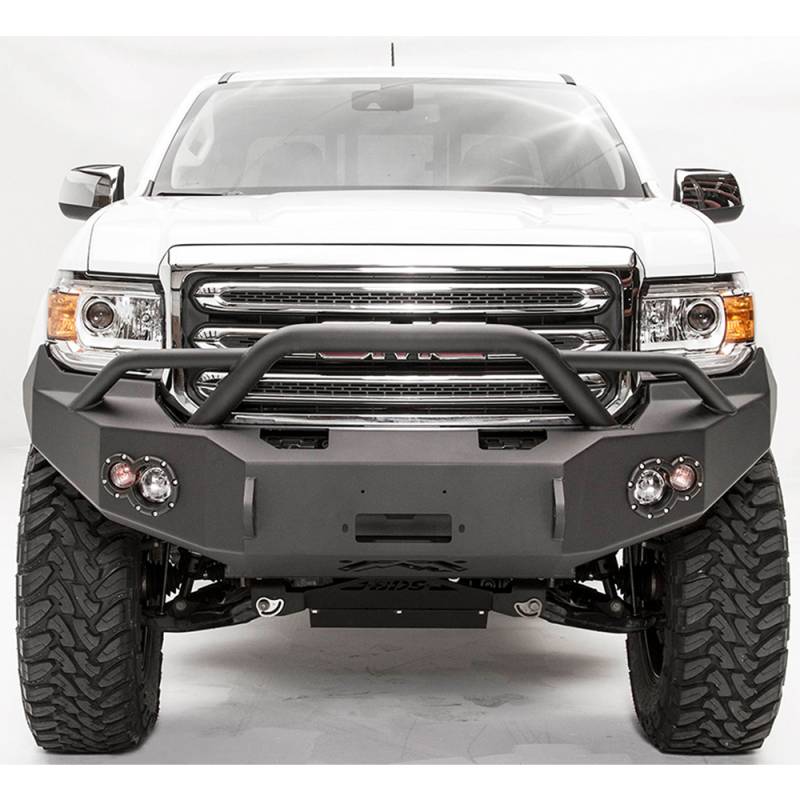 Fab Fours - Fab Fours GC15-H3452-1 Winch Front Bumper with Pre-Runner Guard for GMC Canyon 2015-2019