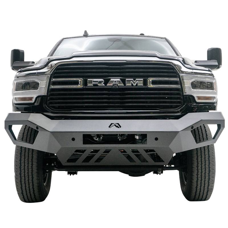 Fab Fours - Fab Fours DR19-V4451-1 Vengeance Front Bumper with Sensor Holes for Dodge Ram 2500/3500 2019-2021