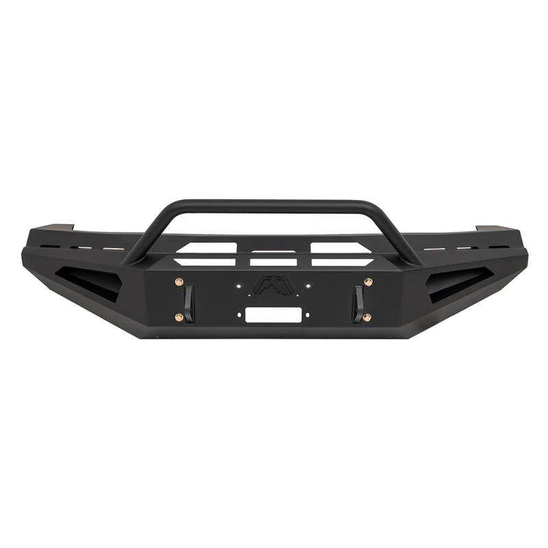 Fab Fours - Fab Fours CH05-RS1362-1 Red Steel Front Bumper with Pre-Runner Guard for Chevy Silverado 2500 HD/3500 HD 2003-2007