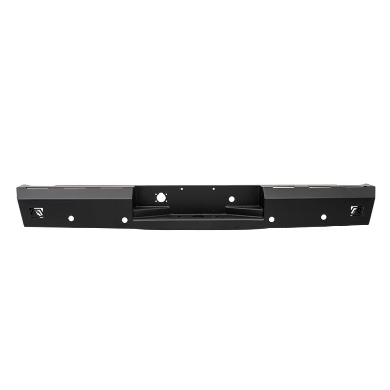 Fab Fours - Fab Fours DR06-RT1050-1 Red Steel Rear Bumper for Dodge Ram 2500 HD/3500 HD 2003-2009