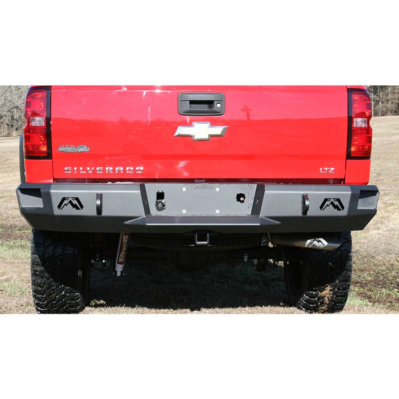 Fab Fours - Fab Fours CS14-W3150-1 Premium Rear Bumper for GMC Sierra 1500 2014-2018